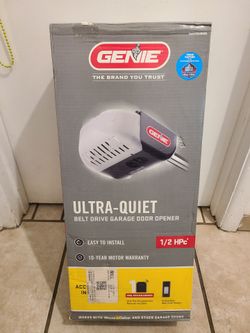 BRAND NEW Genie 1/2hp Ultra Quiet Belt Drive Garage Door Opener