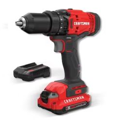 CRAFTSMAN V20 20-volt Max 1/2-in Keyless Cordless Drill (1-Battery Included, Charger