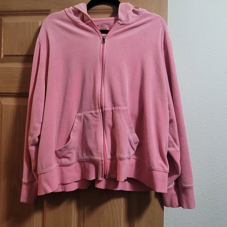 Pink 3x Zip Up Jacket