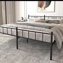 14 Inch Full Size Bed Frames with Headboard/Footboard
