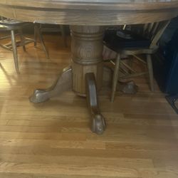 Solid Oak Table 