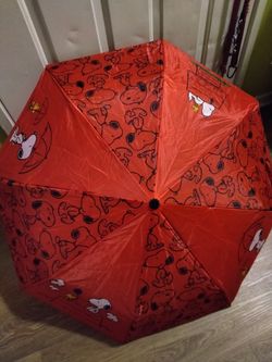 Collectibles Snoopy Red Portable Umbrella
