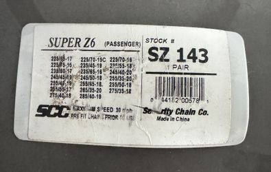 Snow Tire Chains Set Of 2