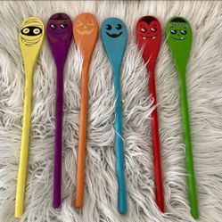 Classic Halloween Wooden Spoons