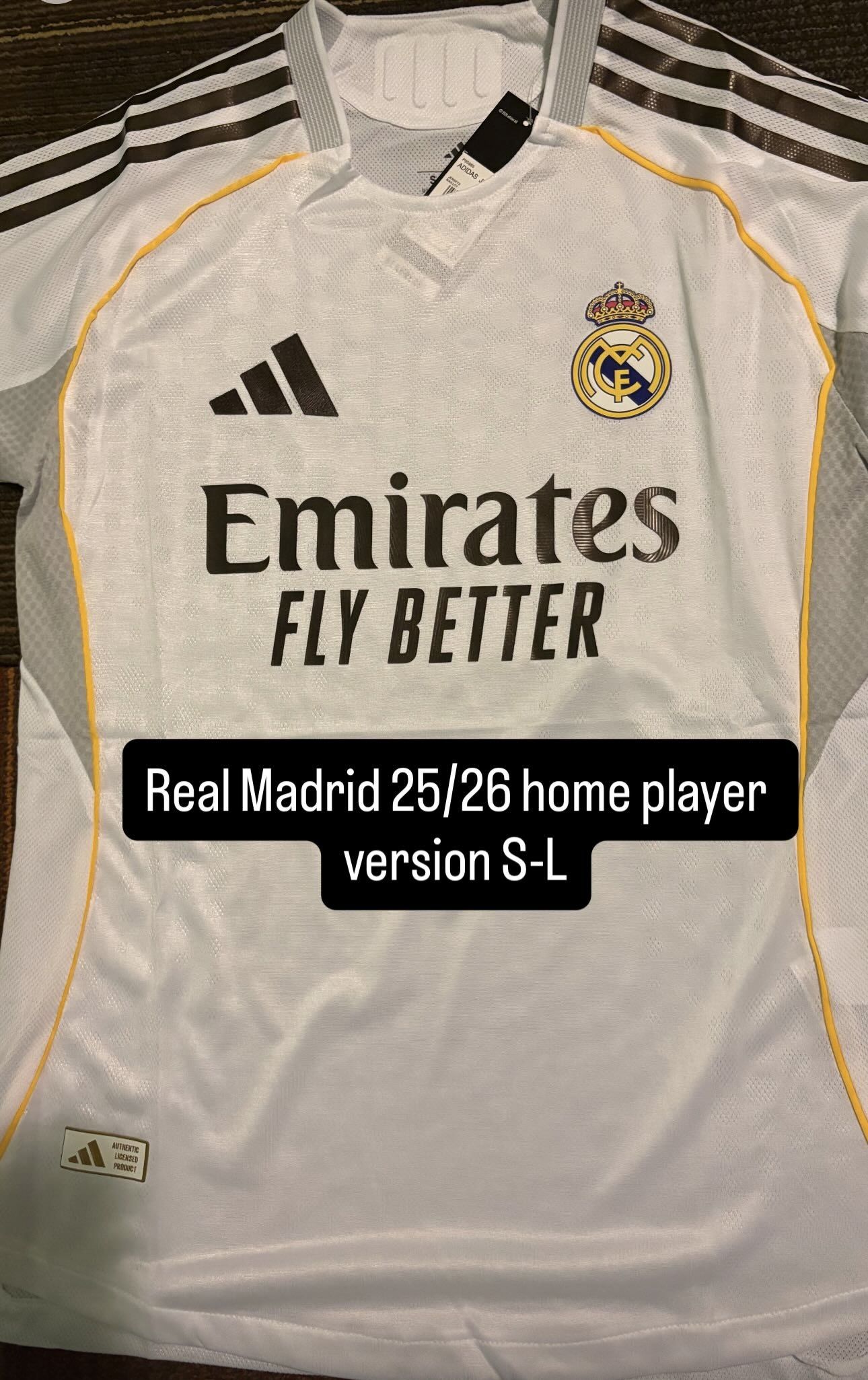 Real Madrid Home 25/26 Player Version 