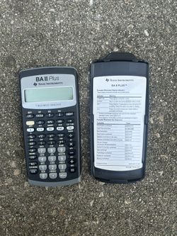 Texas Instruments Calculator BA II PLUS BUSINESS ANALYST