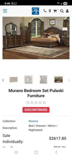 Cherry California King Bed Set