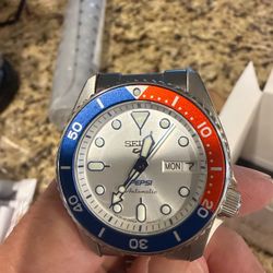 Seiko 5 Sports Pepsi Automatic Watch