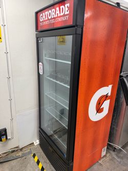 Gatorade Branded Commercial Glass Door Cooler