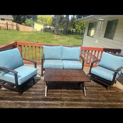 2 Swivel chairs And Loveseat 