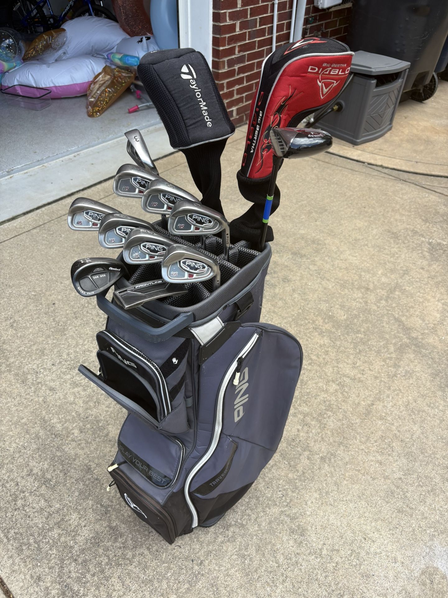 Callaway / Taylormade / Ping RH Golf Club Complete Set