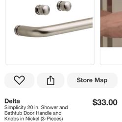 Delta Shower/Tub Door Handle (Step 3)