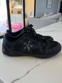 Rebel Ruthless Blackout Cheer Shoes Size 7
