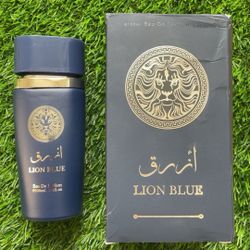 Lion Blue Eau De Parfum 100ml (Open Box, Like New)