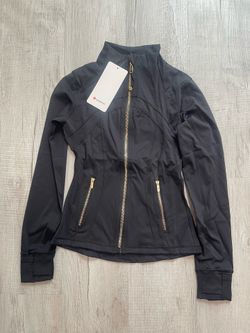 Lululemon Black & Gold Defined Jacket