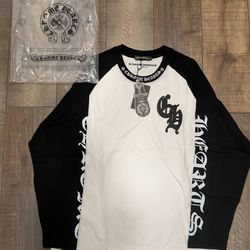 Chrome Hearts Long sleeve t-shirt large (black n white)