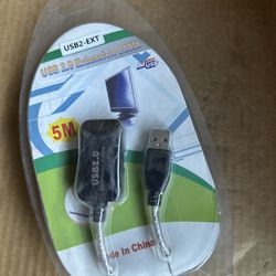5M /16.4’ USB 2.0 Extension Cable / Lot Of 50 Pcs