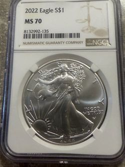 2022 American Silver Eagle - NGC MS70 - 7K Ohio - ✪COINGIANTS✪