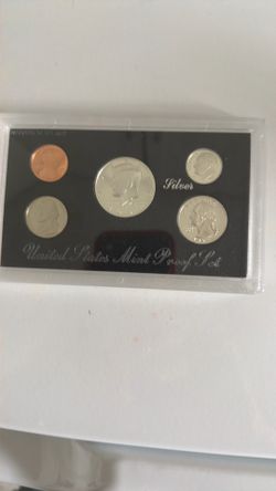 1997 s silver proof set 5 coins