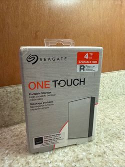 Seagate One Touch Externe Festplatte HDD 4TB 2,5 USB 3.0 Silber Model Srdovn3