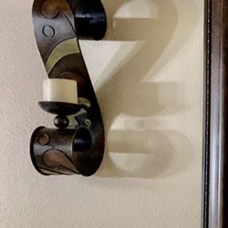 Wall Candle Holder Set Of Two 