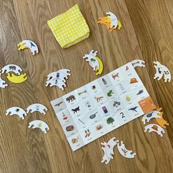 Lovevery rhyming words puzzles