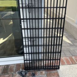 48” Tall Dog Gate With Door - Like New