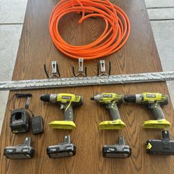 Ryobi Drills, Air Hose, Wall Mount 