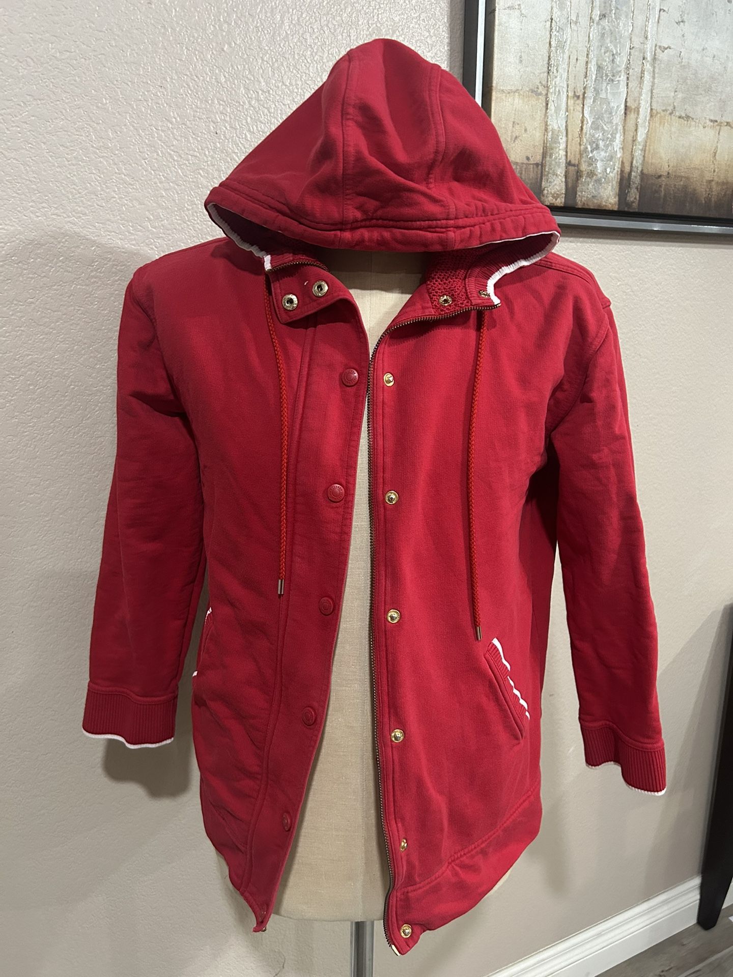 Ralph Lauren, Red Hooded Sweatshirt