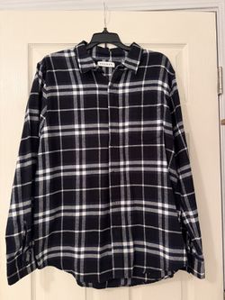 Pacsun Men Black And White Flannel (M)