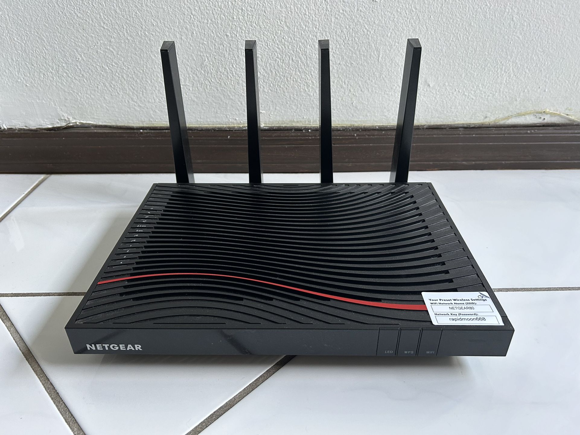 NETGEAR Nighthawk X4S AC 3200 WiFi Cable Modem Router