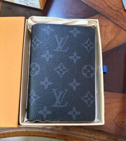 Black passport holder