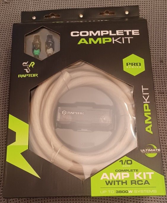 NEW 0ga OFC car Audio Amp Kit