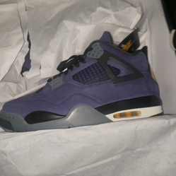 Jordan 4 Imperial Purple lakers exclusive
