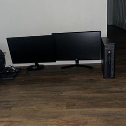 Desktop Computer Set Up 