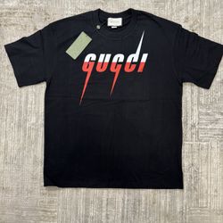Gucci Blade Print T-shirt Black/Red/White 