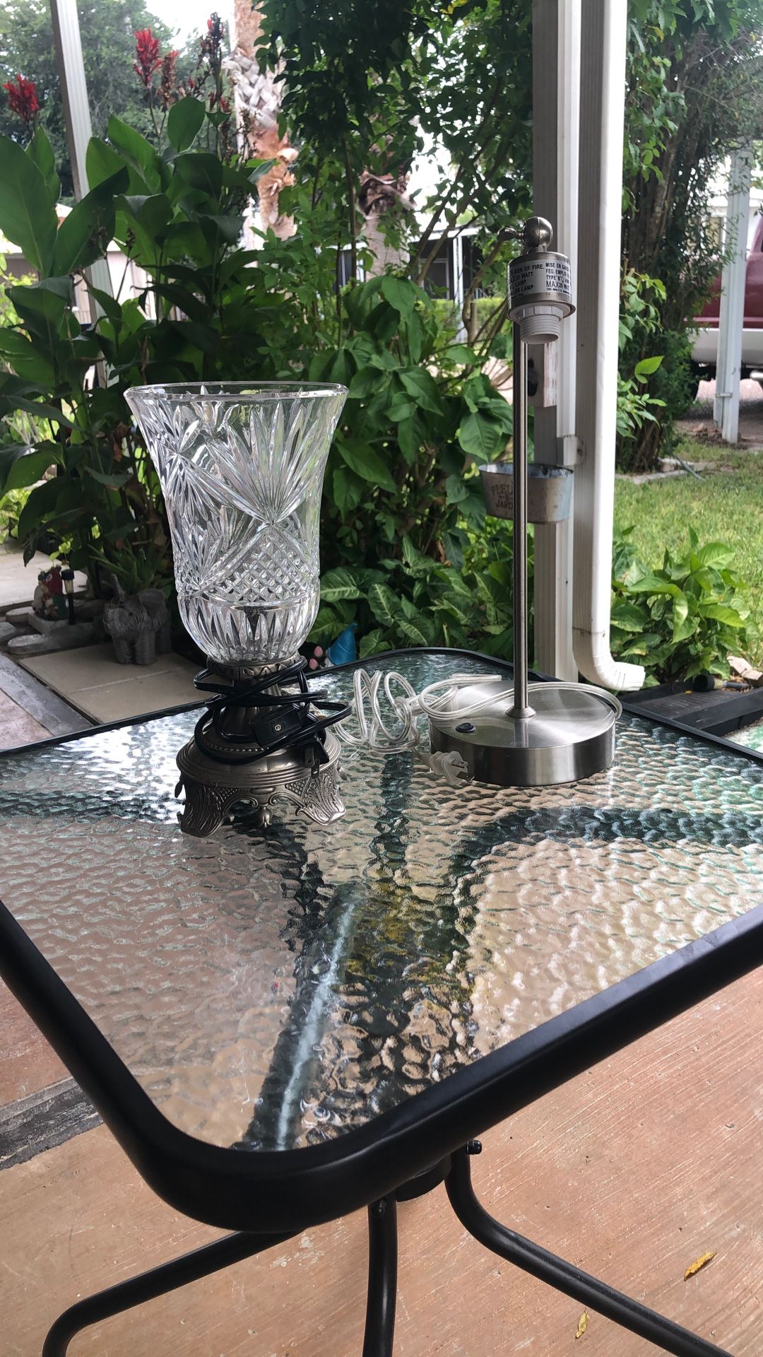 Two Table Or Desk Type Lamps 