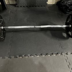 Curling Bar With Plates