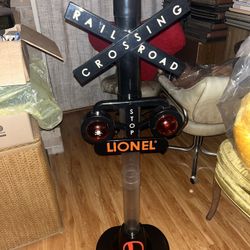 Vintage Lionel Train Crossing Bank