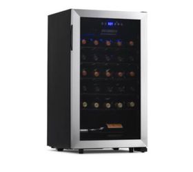 NewAir 33-Bottle Wine Refrigerator – Stainless Steel
