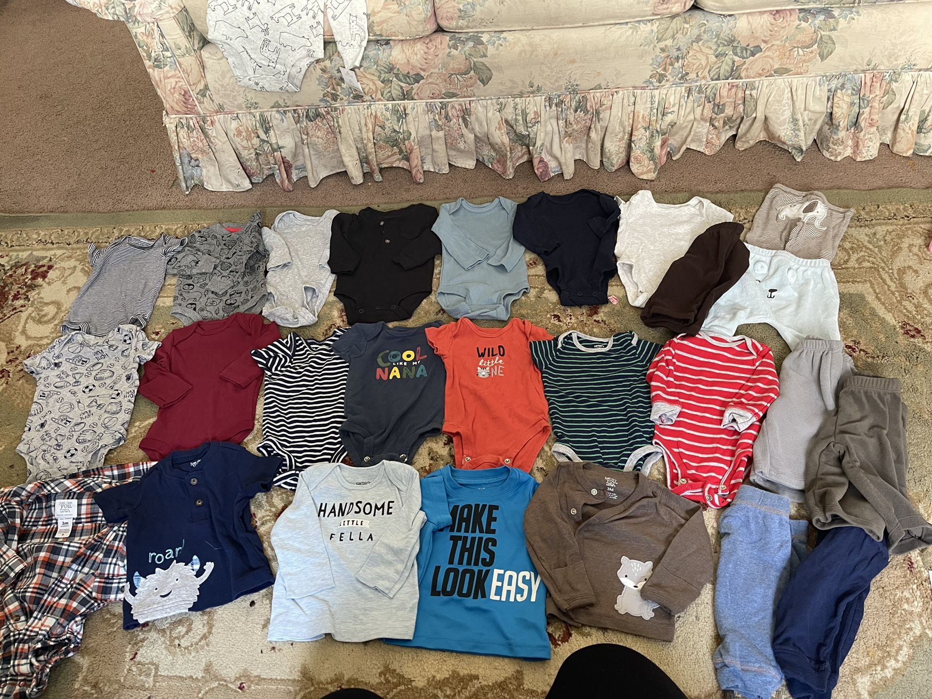 Baby Boy 3 Months Lot,26 Items