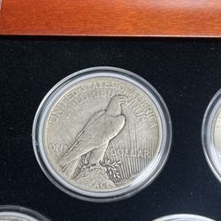 Peace Silver Doller Full Date Set 13 years 90% silver