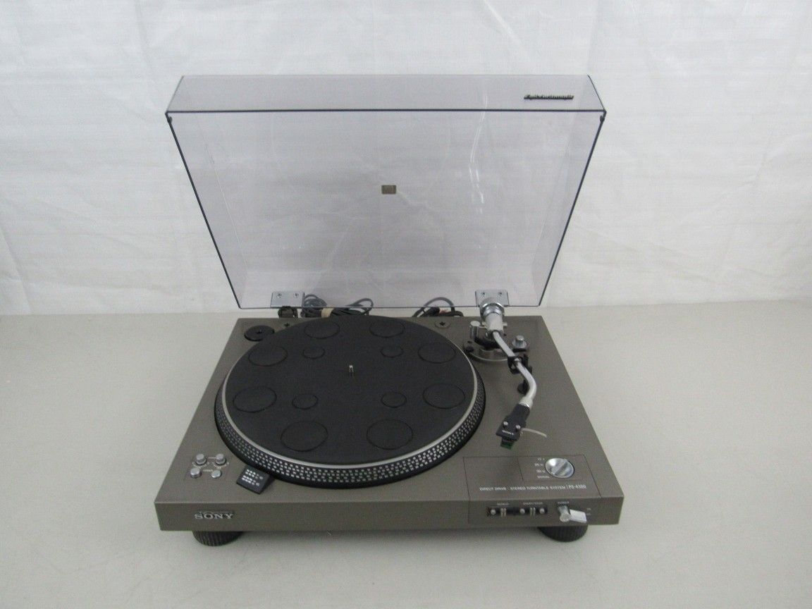 Vintage Sony PS-4300 Direct Drive Stereo Turntable-Working