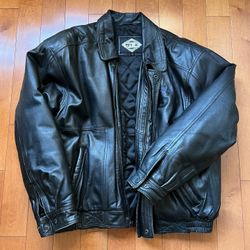 Black Leather Jacket Vintage