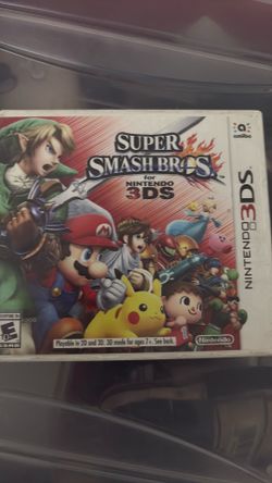 Super smash bros 3Ds