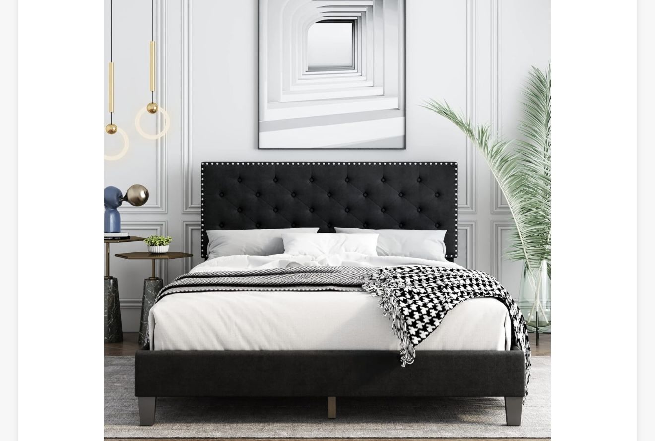 Full Size Upholestered Bed Frame