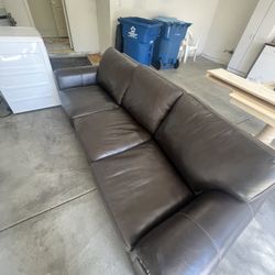 Leather Couch 