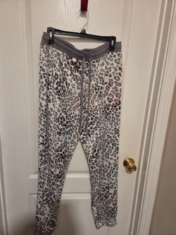 Leopard Print Jogger Pants