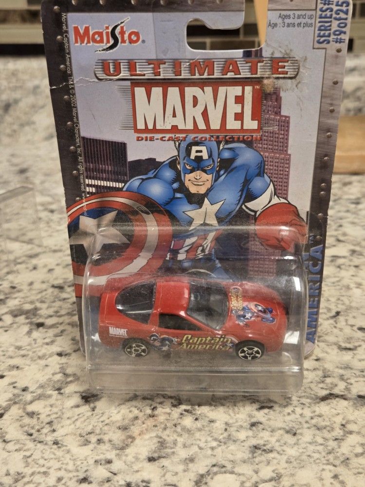 Captian America Die Cast Car 