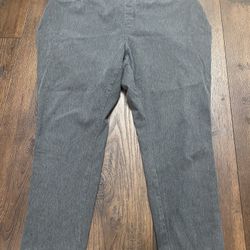 Womans Gray Jeggings Pants Size 3x Faded Glory #15